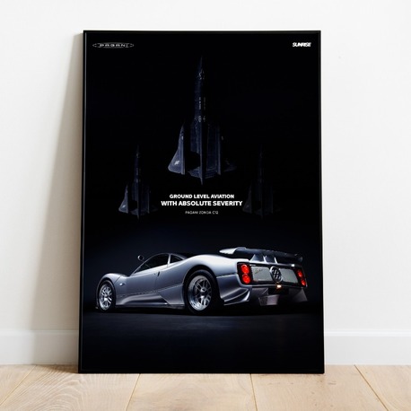 Pagani Zonda C12 Poster