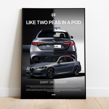 Alfa Romeo Giulia Poster