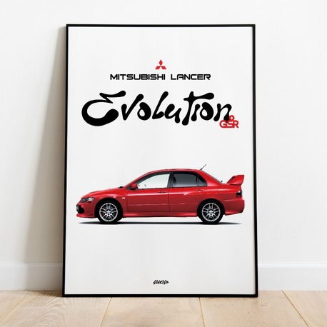 Mitsubishi Lancer Evolution IX Poster