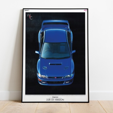 Subaru Impreza WRX STI 22B Poster | SunRiseClub