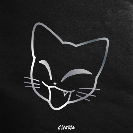Sunrise Kedi Sticker (Krom)