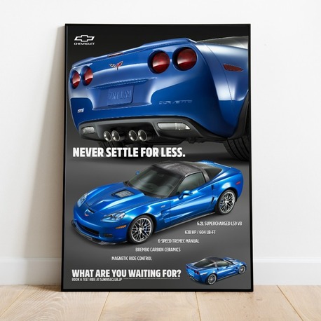 Chevrolet Corvette C6 ZR1 Poster
