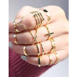 13 parça gold set 