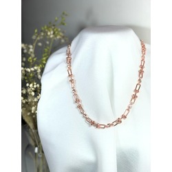Taş Detaylı Rose Kolye