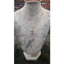 Gold Harf Kolye