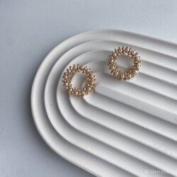zara model incili gold küpe