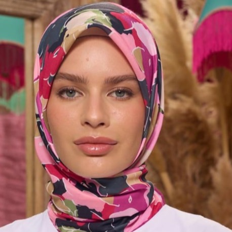 İpekhan Marrakech Koleksiyon Soft Eşarp 1209 - Pembe 06