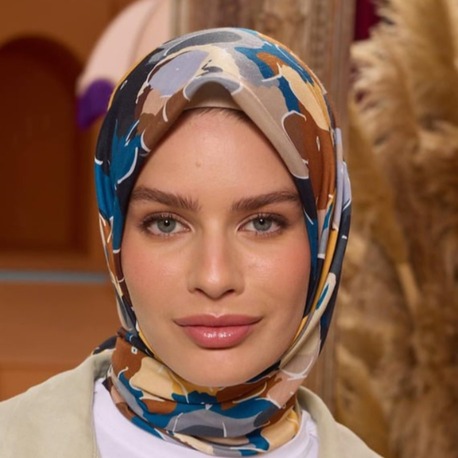İpekhan Marrakech Koleksiyon Soft Eşarp 1209 - Kot Mavisi 11