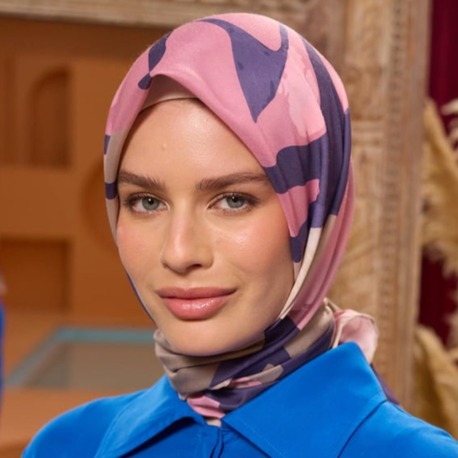 İpekhan Marrakech Koleksiyon Soft Eşarp 1211 - 04 Pembe