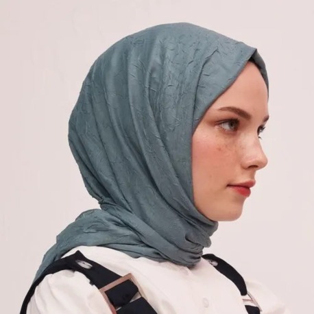 Madame Polo - Bambu Kraş Şal - Mint