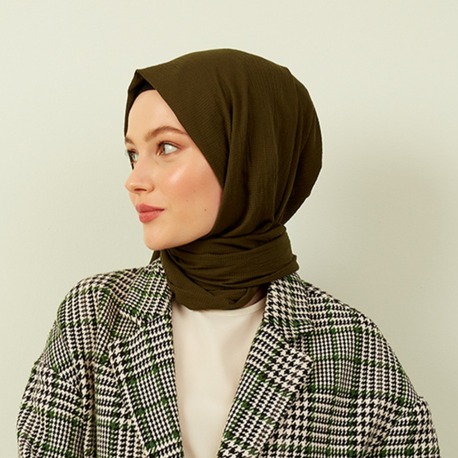 Madame Polo Mio Cazz Şal - Haki