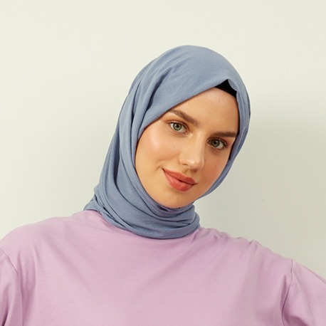 Madame Polo Mio Cazz Şal - Mavi