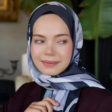 Madame Polo - Seremoni Koleksiyonu Pure Desen Şal - Siyah