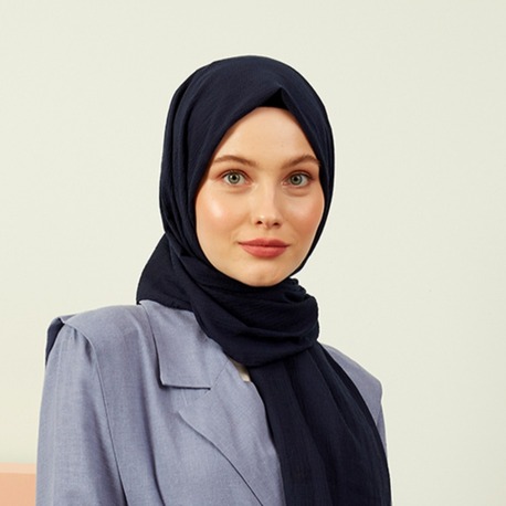Madame Polo Mio Cazz Şal - Lacivert