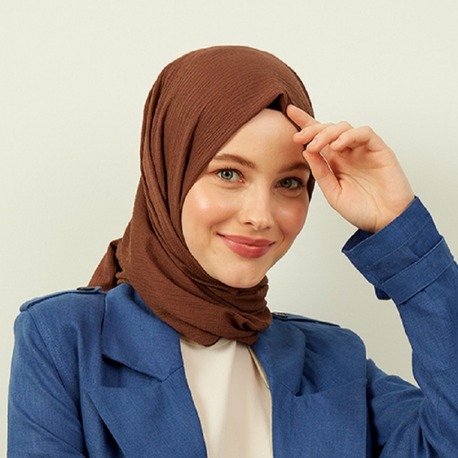 Madame Polo Mio Cazz Şal - Acı Kahve