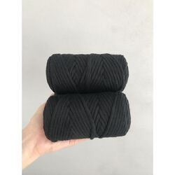 Siyah Makrome İpi (250Gr)