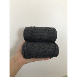 Koyu Gri Antrasit Makrome İpi (250Gr)