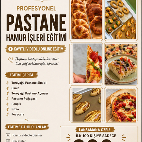 Online Hamur işleri dersi