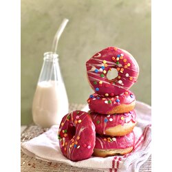 Donut berliner Alman pastası eğitim