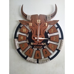 kasap duvar saati 60 cm
