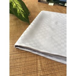 jakarlı dama desenli şal- açık gri