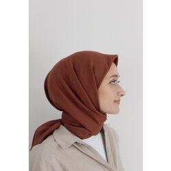 Pamuk eşarp - kahve