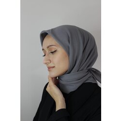 Pamuk eşarp - gri