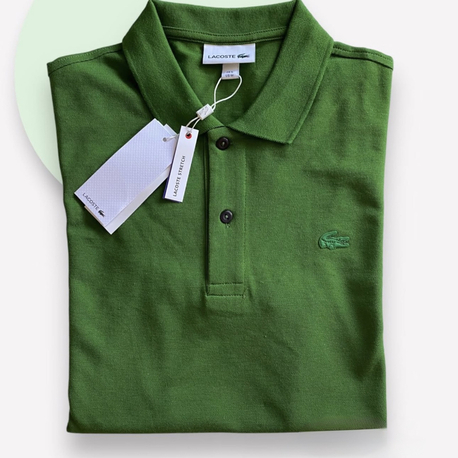 Lacoste Klasik Yeşil Polo Yaka T-shirt