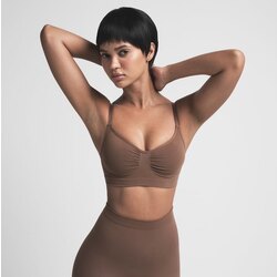 SKIMS Kahve Dikişsiz Bralette 