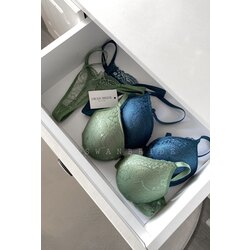 Dantel Destekli Push-up Sütyen Takım