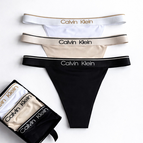 Calvin Klein Oyster Shell Lazer Kesim Brazilian 3’lü Set