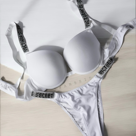 Victoria’s Secret Beyaz Destekli Very Sexy Shine Takım
