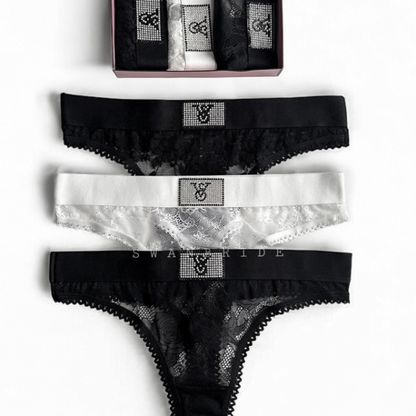Victoria’s Secret Very Sexy 3’lü Tanga Set ÇANTA HEDİYELİ