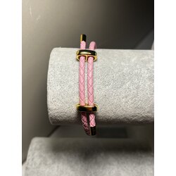 Pembe Örme Bileklik