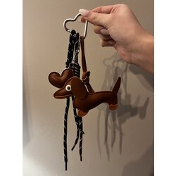 Deri Kalpli Çanta Charm/Anahtarlık