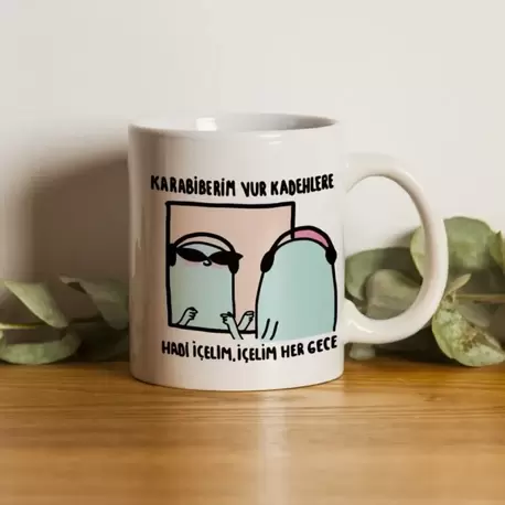 Karabiberim Motto Kupa Bardak