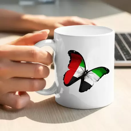 Filistin Tasarımlı Baskılı Kupa Bardak, Gazze Kupa Bardak, Kudüs Kupa Bardağı Klasik