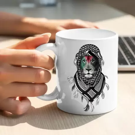 Filistin Tasarımlı Baskılı Kupa Bardak , Gazze Kupa Bardak , Kudüs Kupa Bardağı Klasik
