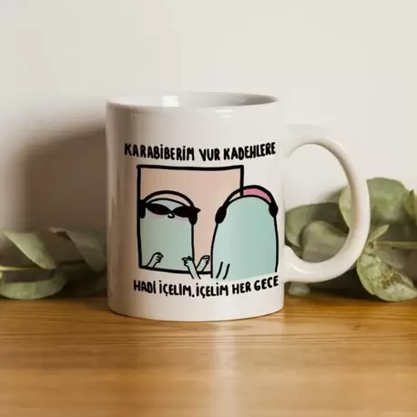 Karabiberim Motto Kupa Bardak