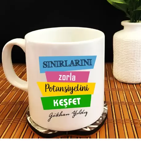 Sınırlarını Zorla Potansiyelini Keşfet - Beyaz Kupa