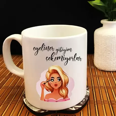 Eyelenier Gibiyim Çekemiyorlar - Beyaz Kupa