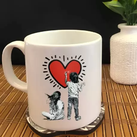 Sevgiliye Özel Romantik - Beyaz Kupa