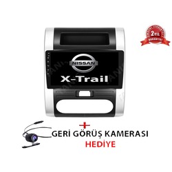 Nissan X-Trail Multimedya 10.1'' Android Double Teyp Bluetooth/USB Navigasyon Dokunmatik Ekranlı