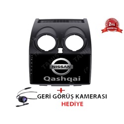 Nissan Qashqai Multimedya 9'' Android Double Teyp Bluetooth/USB Navigasyon Dokunmatik Ekran Oto Teyp