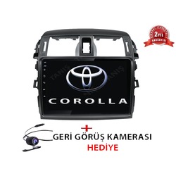 Toyota Corolla Multimedya Navigasyon 9'' Android Double Teyp Bluetooth/USB Dokunmatik Ekran Oto Teyp