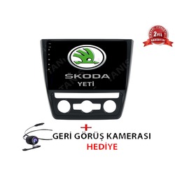 Skoda Yeti Multimedya 9'' Navigasyon Android Double Teyp Bluetooth/USB Dokunmatik Ekranlı