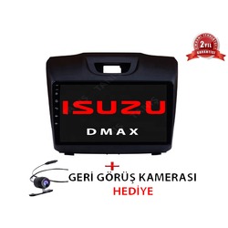 Isuzu D-Max Navigasyon Multimedya 9'' Android Double Teyp Bluetooth/USB Dokunmatik Ekranlı Oto Teyp