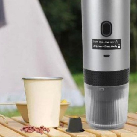 Mochiron Taşınabilir Espresso Kahve Makinesi Şarjlı Kapsül ve Öğütülmüş Kahve ile uyumlu