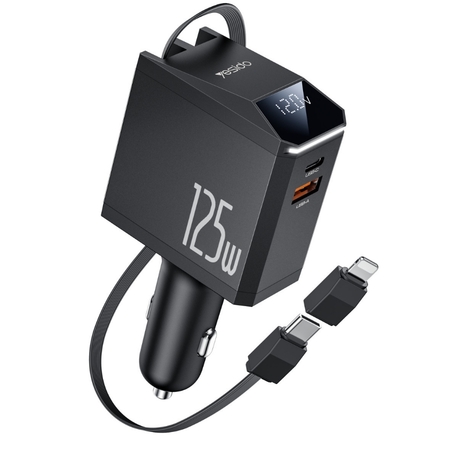 Yesido Y71 Dijital Göstergeli 1 Adet 30W Type-C ve 1 Adet 30W USB Çıkışlı Ekstra 65W