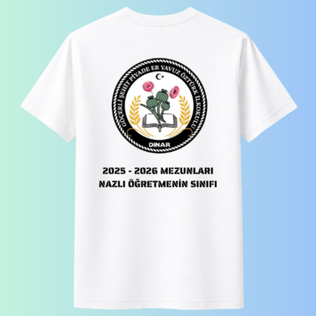Özelleştirilebilir Okul Tişörtü